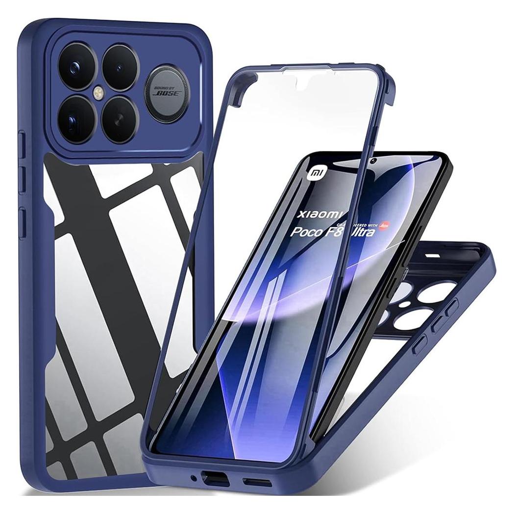 Techsuit - ColorVerse 360 Series + Screen Protector - Xiaomi Poco F8 Ultra - Blue (Xiaomi Poco F8 Ultra) (65995228)