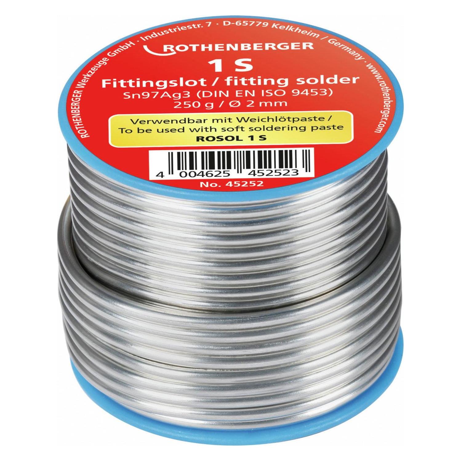 Rothenberger Fittingslot 1S, 2mm, 250g, Spule (45252)