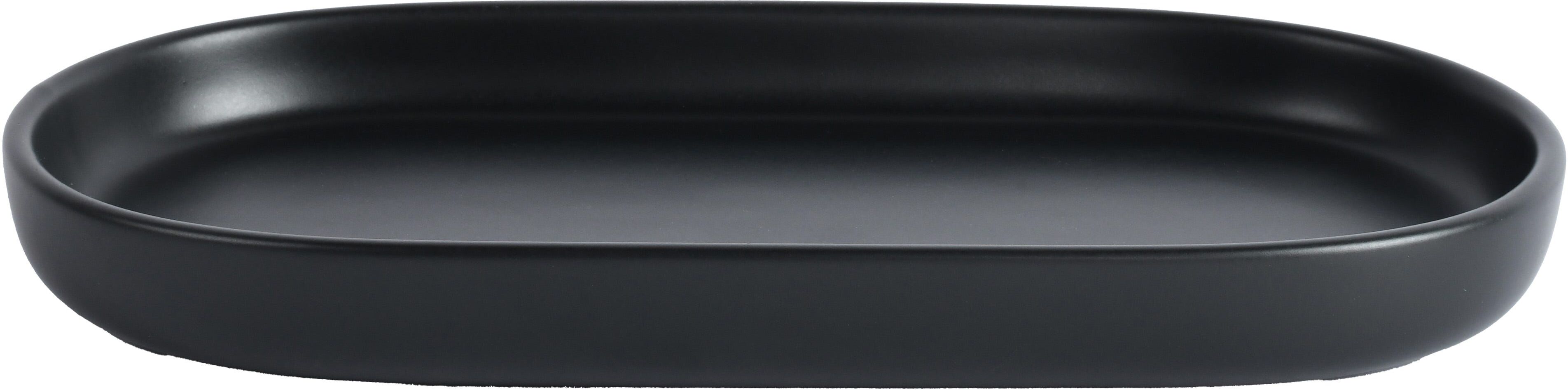 Tecnomat PORTASAPONE PORTA OGGETTI SERIE LARISSA IN CERAMICA COLORE NERO