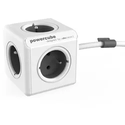 Allocacoc PowerCube Extended Grau 1,5m Kabel (FR) für Fotografen