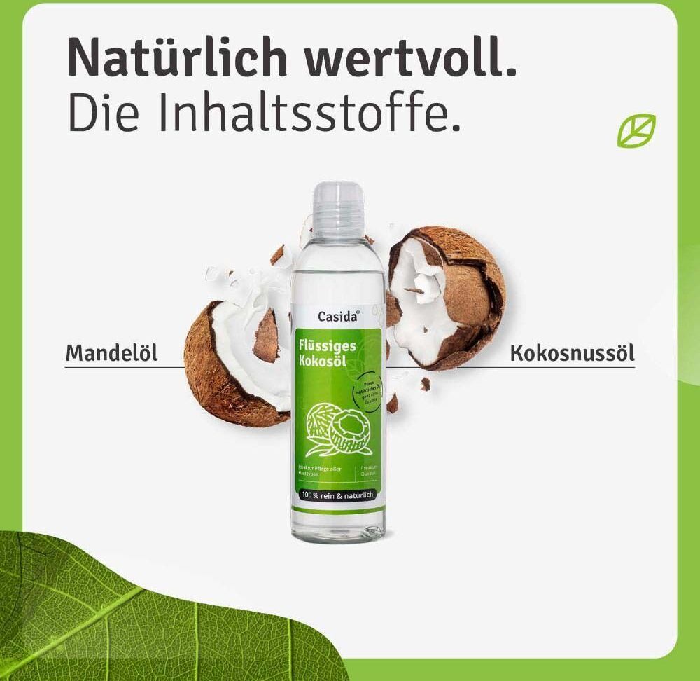 Casida Kokosöl flüssig pur & natürlich 250 ml Öl