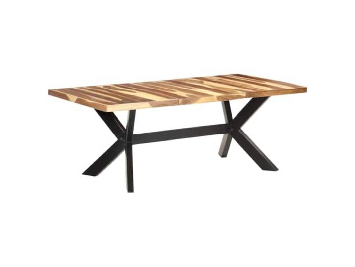Makastle Esstisch 200x100x75 cm Massivholz Honigfarben