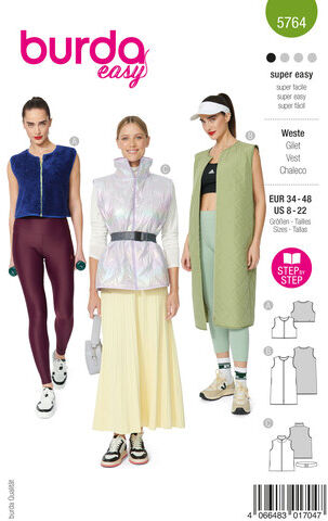 burda Schnitt 5764 "Weste"