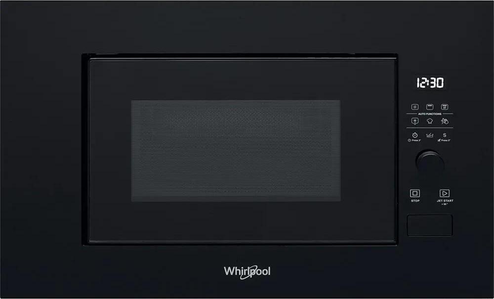 Whirlpool WMF200G NB, Integriert, Grill-Mikrowelle, 20 l, 800 W, Eingebautes Display, Drehregler, Touchsteuerung