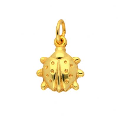 Kettenanhänger ADELIA´S "Anhänger Marienkäfer 333 Gold ( 8K )", gold, Schmuckanhänger, Mädchen, Gold, Kettenanhänger, Goldanhänger Marienkäfer
