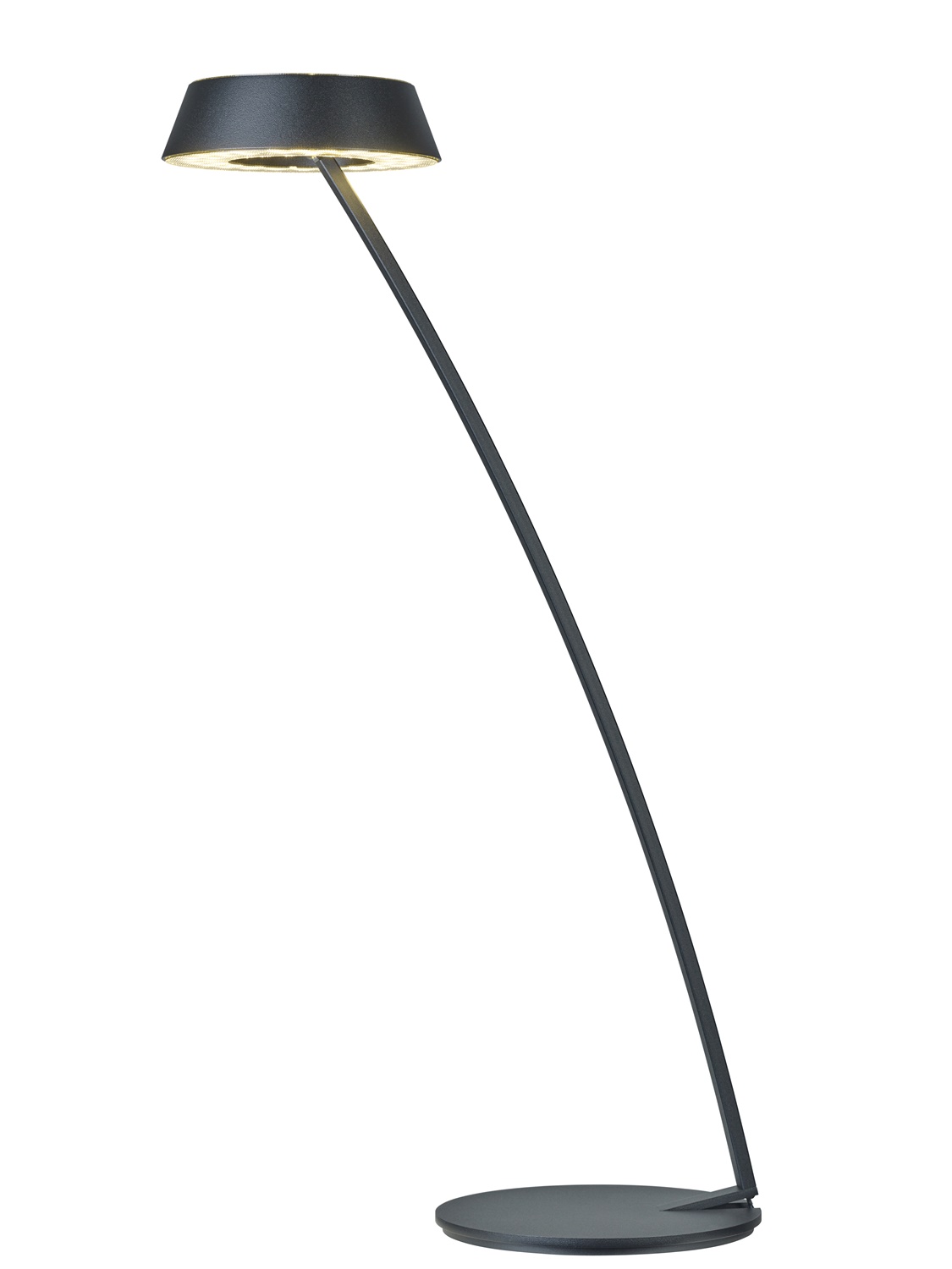 Oligo LED-Tischleuchte GLANCE (gebogen) schwarz G45-883-21-23 4035162267127