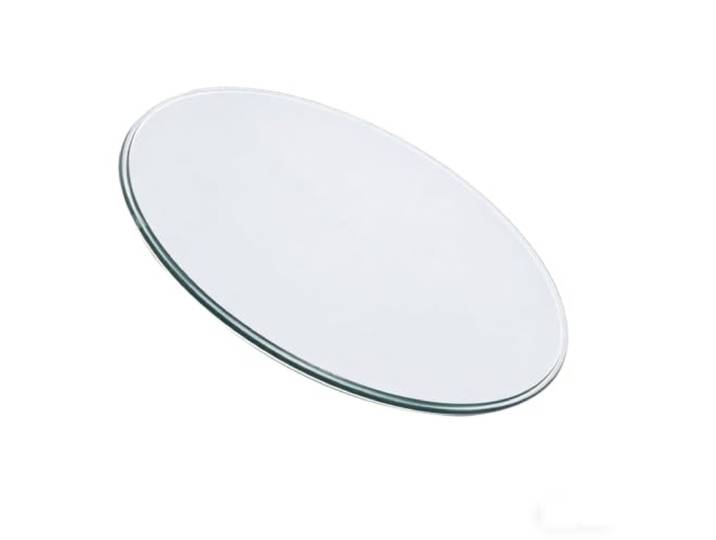 Tischplatte Aus Klarem,Rundem Glass,Tischplatte Aus Gehärtetem Glass,Flache Langlebig Und Robust,Mit Bleistiftpolierter Kante,Mehrere Größen,Mitteltisch Aus Gehärtetem(78CM(30.7IN))