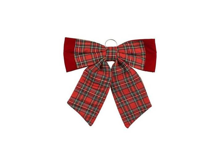 Strik polyester 52 cm rood