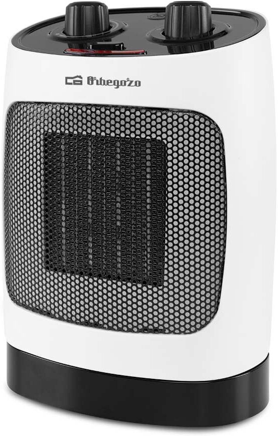 Orbegozo Calefactor ceramico CR 5032 2000 W. Plata / Negro