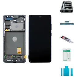 Samsung Galaxy S20 FE 5G (G781) Display blau (Cloud Navy) - Premium-Set
