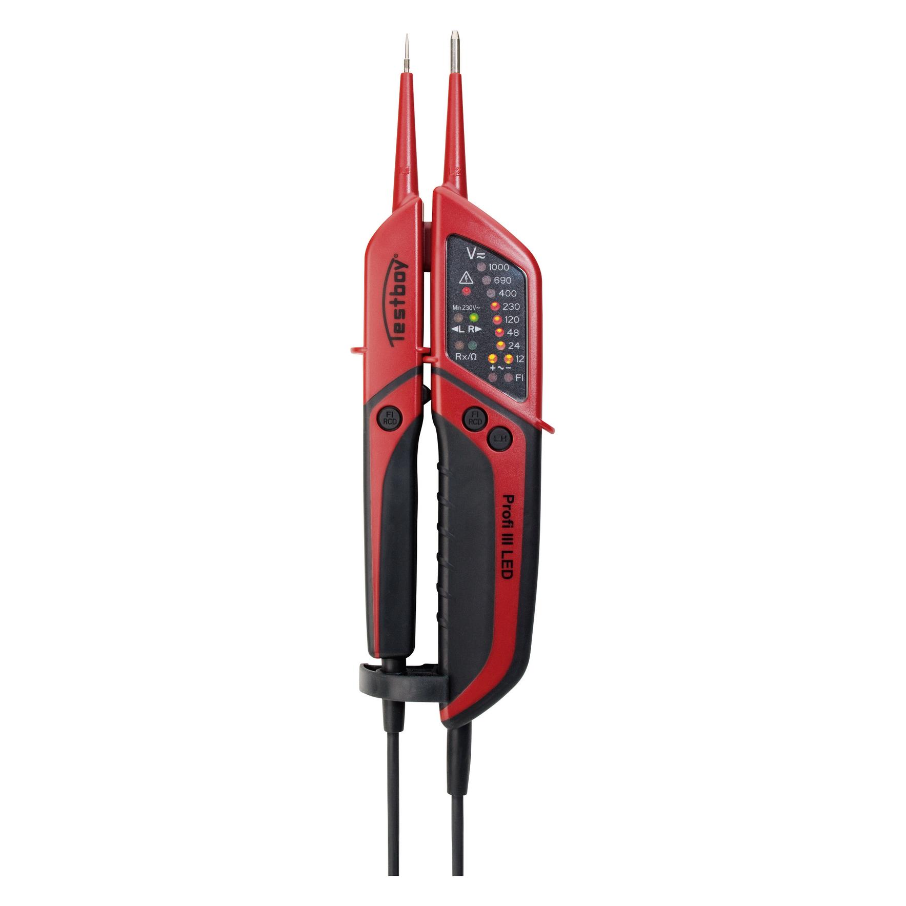 Testboy Zweipoliger Spannungsprüfer Pr (CAT IV 1000V, Spannungsprüfer) (Testboy Profi III LED)
