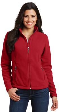 Port Authority L217 Women's Value Fleece Jacket in True Red size XXL   Polyester
