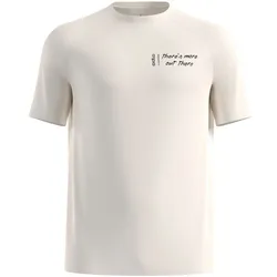 Odlo Herren Essential Print T-Shirt Crew Neck s/s M weiß