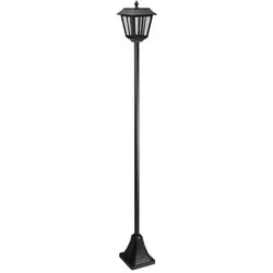 smart, Gartenbeleuchtung, SOLAR 170 cm Solar-Stehlaterne – 100 lm, tropfenförmige Glaslinse, kaltweisses LED-Licht (100 lm)