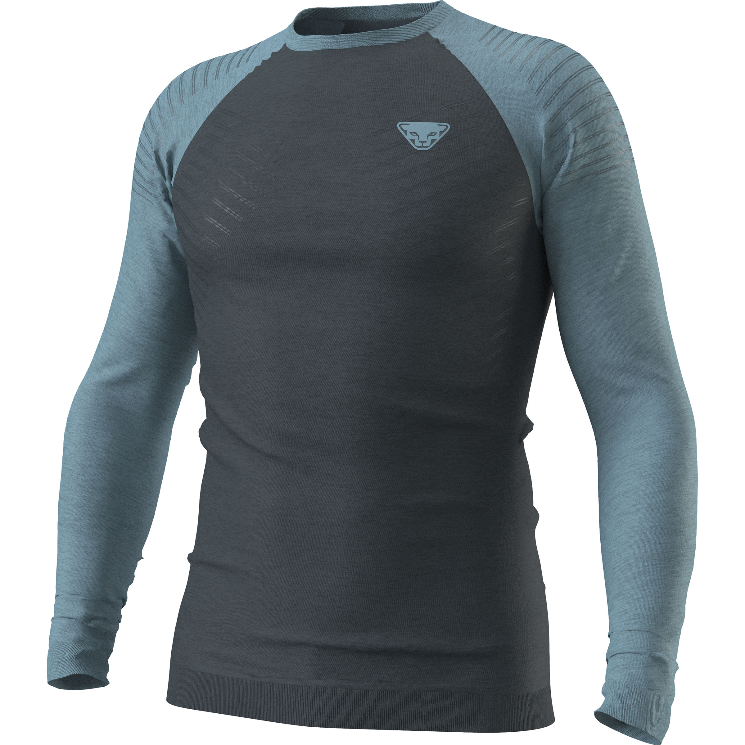 Dynafit Tour Light Merino Herren Langarm Unterhemden grau Größe S Trekking Hautfreundlich Merinowolle