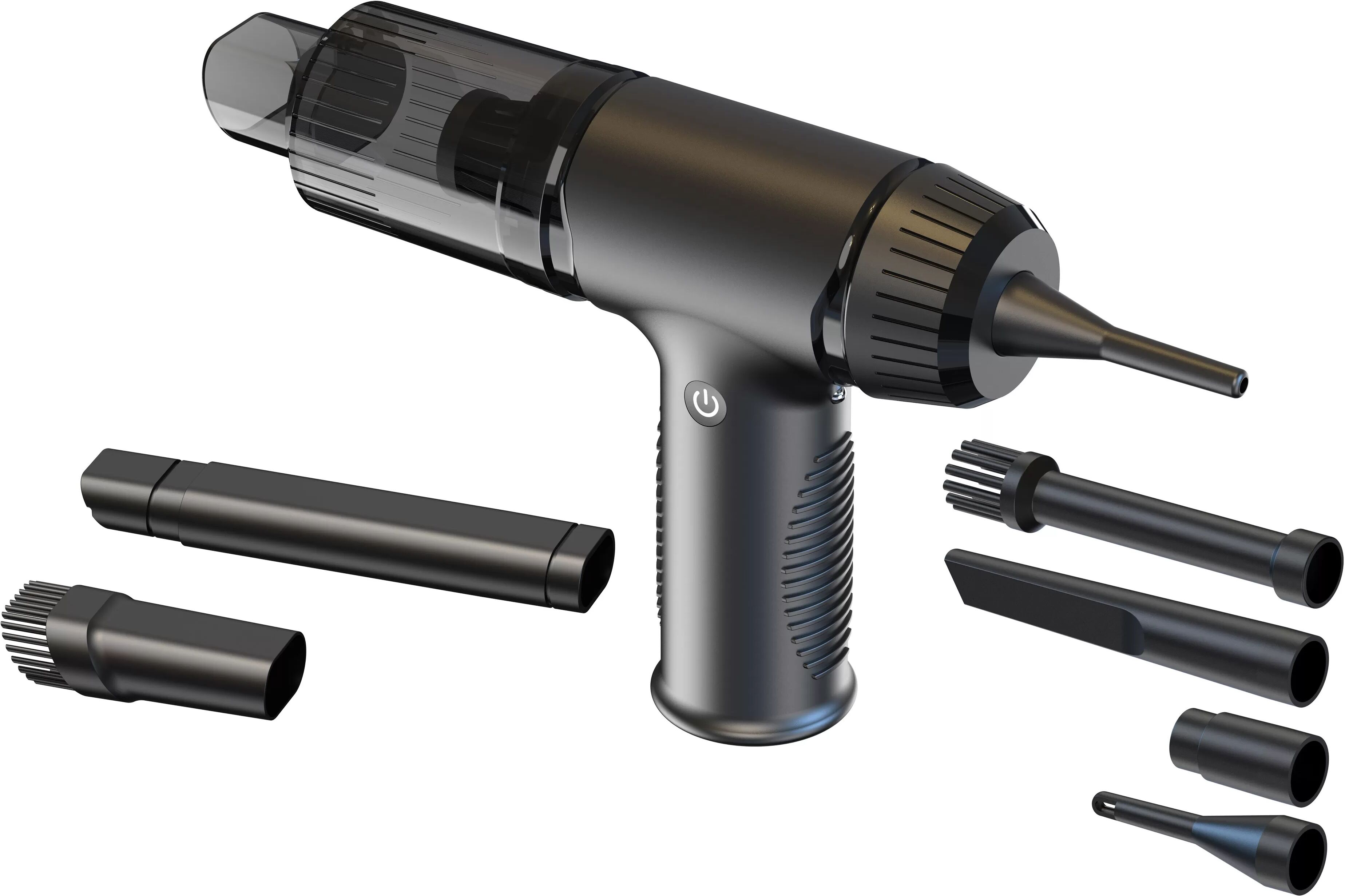 INF Autostaubsauger mit Blasfunktion 7 Düsen