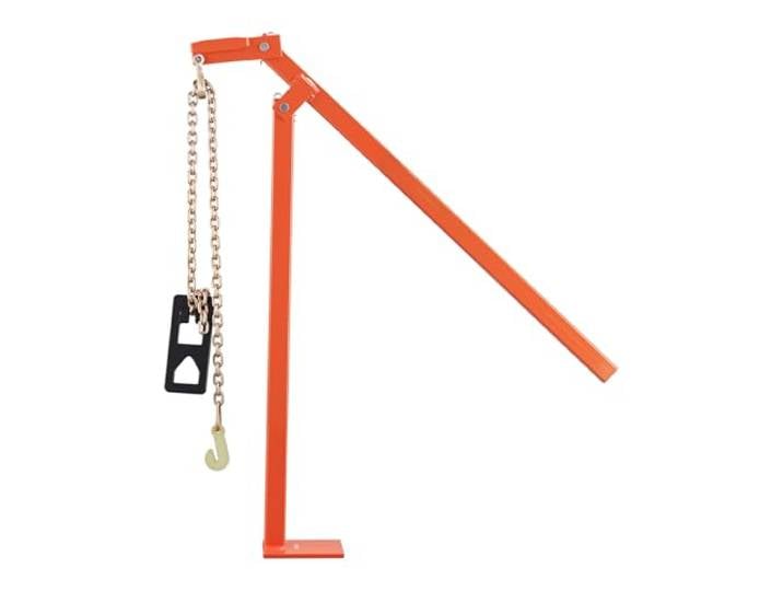 VEVOR Extracteur de Poteau de Clôture 914\,4 mm\, Extracteur de Pieux T Robuste\, avec Plaque d'Extraction\, Chaîne de Levage 1193\,8 mm\, Outil d'Extraction pour Poteaux de Clôture Ronds\, de Signalisation