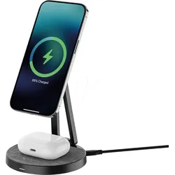 XLAYER 220290 - Qi-Ladestation, MagSafe, 2in1, iPhone / AirPods, 15 W