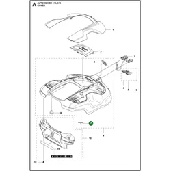 Original Husqvarna Feder Haube für Automower 310 und 315