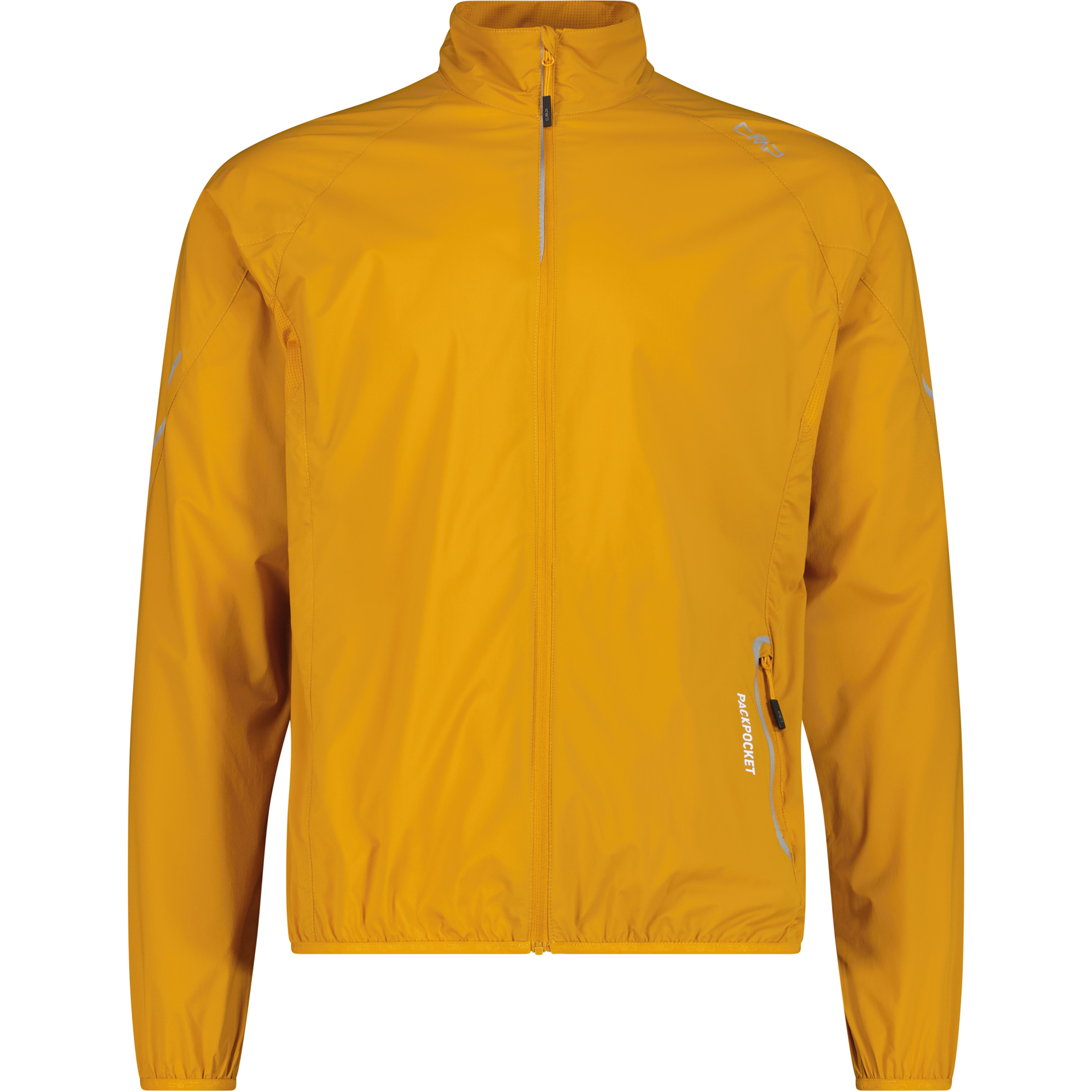 CMP Herren Laufjacke gelb Größe 4XL Trailrunning Klein verpackbar