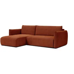 ECKSOFA TAUER 3-Sitzer rechts, orange