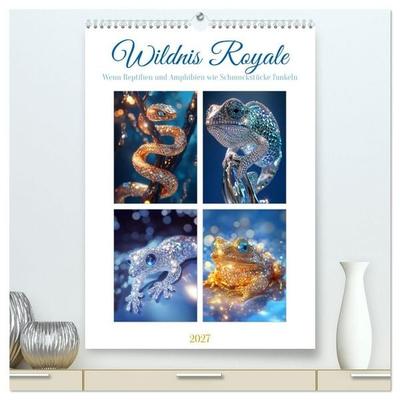 Wildnis Royale (hochwertiger Premium Wandkalender 2027 DIN A2 hoch), Kunstdruck in Hochglanz