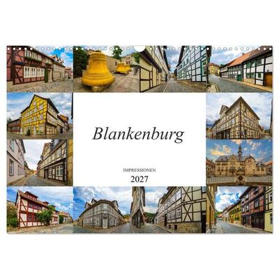 Blankenburg Impressionen (Wandkalender 2027 DIN A3 quer), CALVENDO Monatskalender