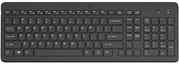HP 225 Wireless Keyboard Black