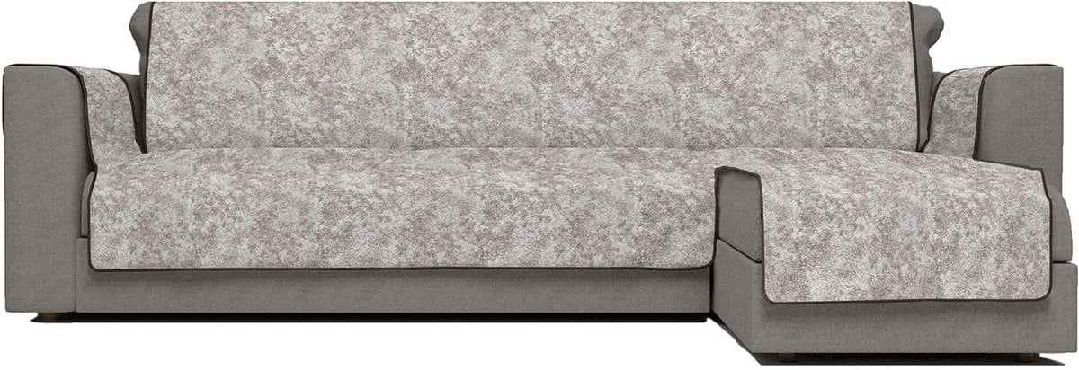 Bruine Bankovertrek Schiereiland - Antislip Sofahoes voor Bankbescherming - 190 cm