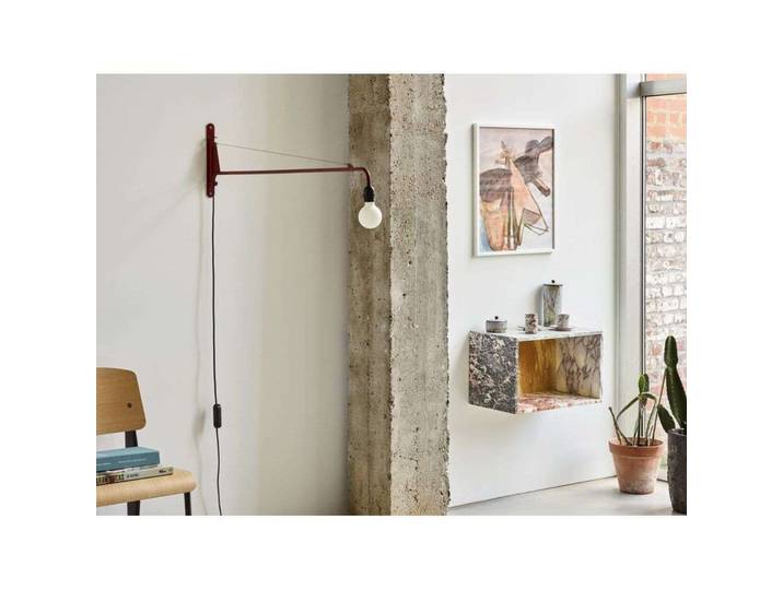 Petite Potence Wandleuchte Rot- Vitra - Wohnzimmer - Metall