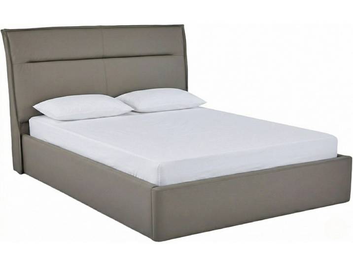 Kastenbett SUNLIGHT 140x200cm stoff grau