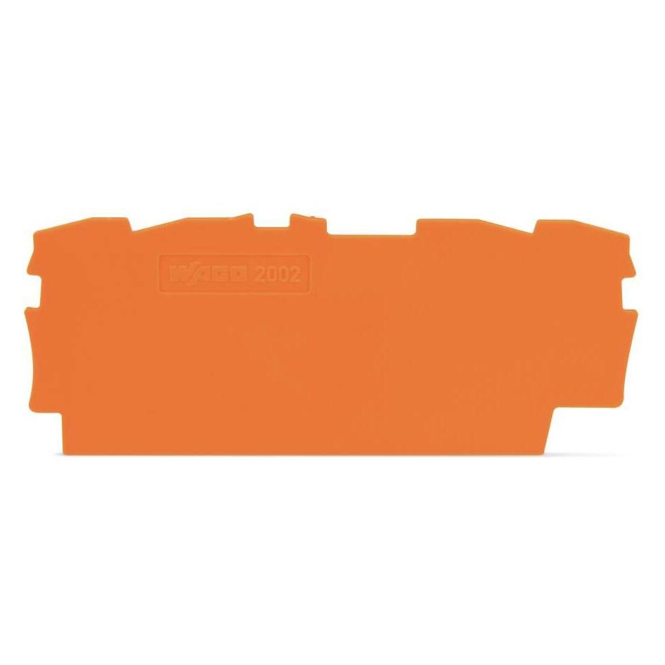Wago Abschlussplatte f. Klemml. 4x2,5mm2 or. (Diverse) (2002-1492)