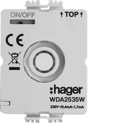 Hager LED-Modul Drehschalter WDA2535W