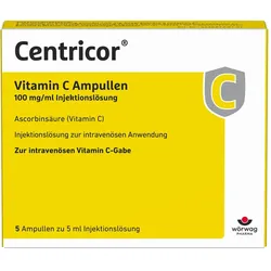Centricor Vitamin C Ampullen 100 mg/ml I 5X5 ml