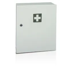GRAMM medical healthcare GmbH Erste Hilfe Metall-VerbandsschrankDIN 13157 mit Branchen Spezialerweiterungen Werkstätten + KFZ 418.036.00601