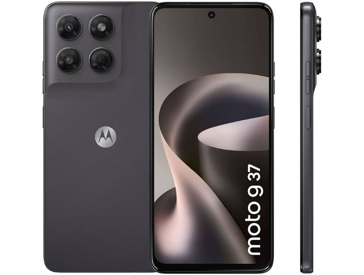 MOTOROLA Smartphone moto g37 128 GB , Energieeffizienz: A, schwarz (pantone impenetrable), 128 GB, Mobiltelefone, Smartphone