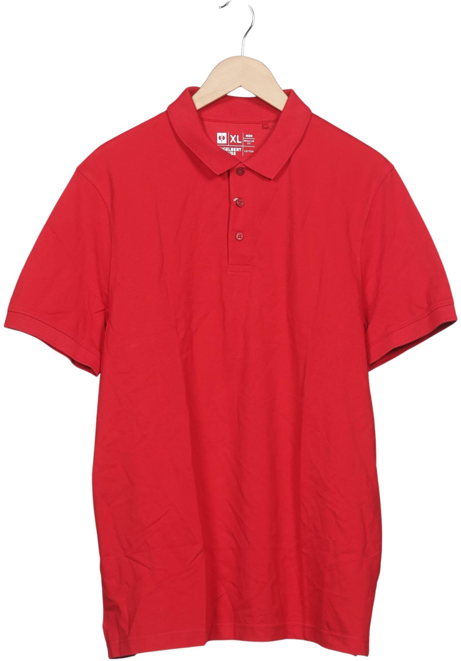 engelbert strauss Herren Poloshirt, Rot, Gr. XL, Baumwolle - Second Hand