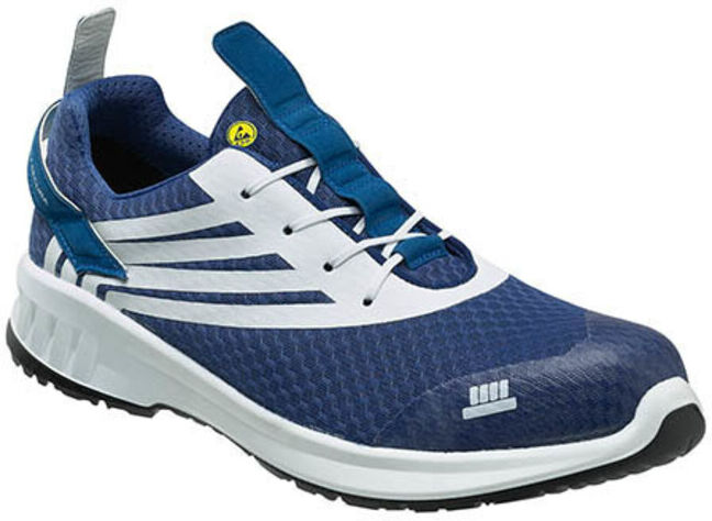 STEITZ SECURA Chaussure basse CP 4400, bleu-blanc, ESD NB S1, T. 47 (CP 4400 ESD NB 47)