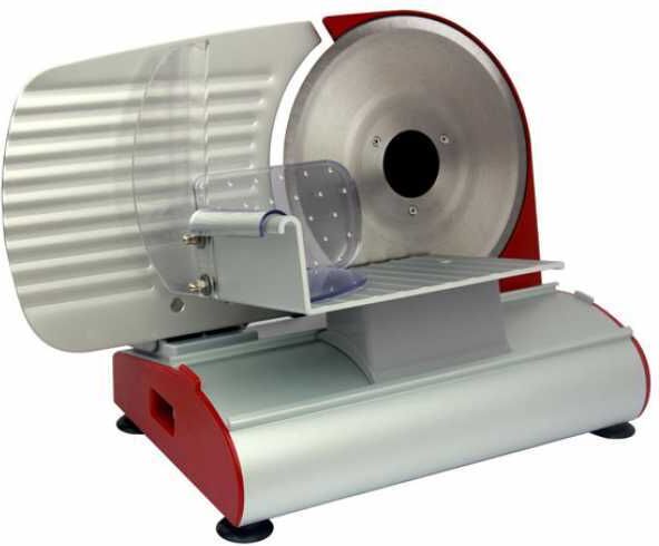 R.G.V. RGV Mary 220 Rot Aufschnittmaschine mit 220mm herausnehmbarem Messer, 200W Motor