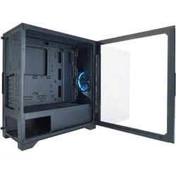 Linkworld Eclipse - Midi Tower - PC - Schwarz - ATX - 16,5 cm - 36 cm (ATX), PC Gehäuse, Schwarz