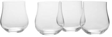 Mikasa Grace Set of 4 Stemless Glass, 15 Oz