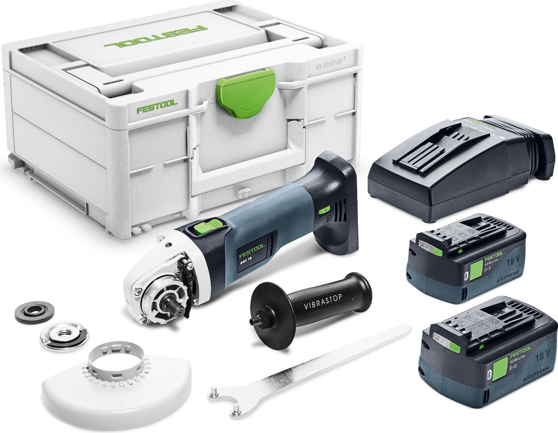 Festool Akku-Winkelschleifer AGC 18-125 5,0 EBI-Plus