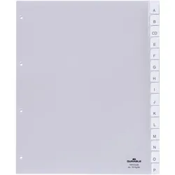 DURABLE Ordnerregister Vollformat, Überbreite blanko DIN A4