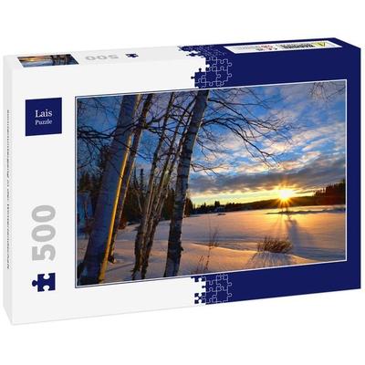 Lais Puzzle Sonnenuntergang in der Winterlandschaft 500 Teile