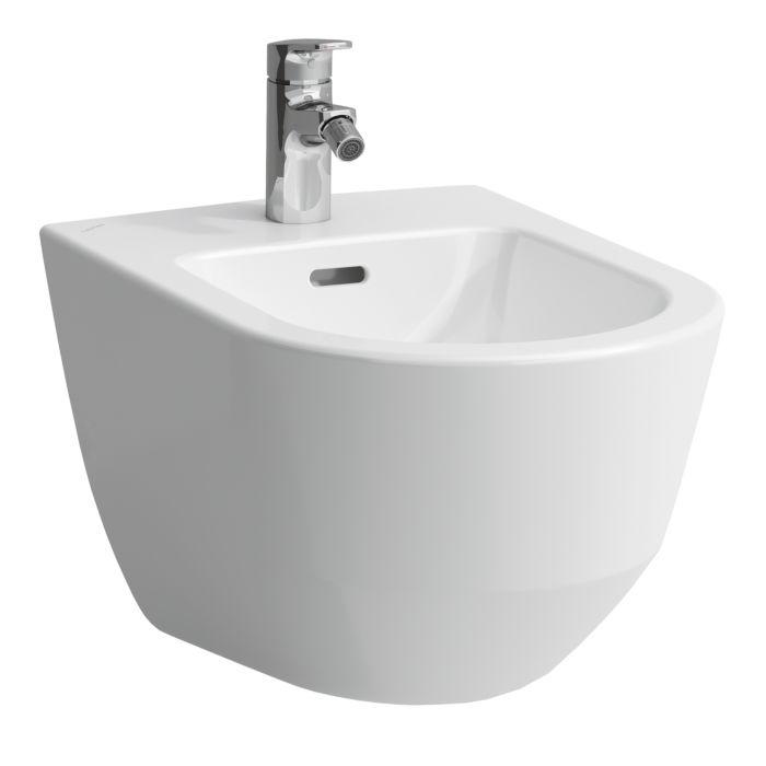 LAUFEN Pro Wand-Bidet 8309520003041 36 x 53 cm, weiß, Eckventile außenliegend