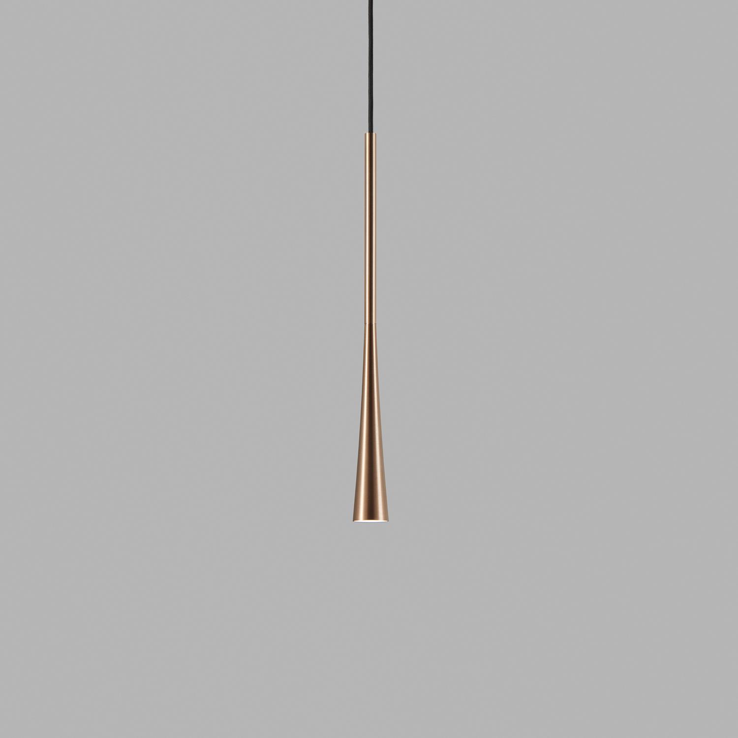 Light-Point LED-Einzelpendel DROP 60cm rosegold 2700K 270482 5711389704827