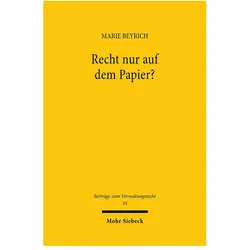 Recht nur auf dem Papier?, Fachbücher von Marie Beyrich