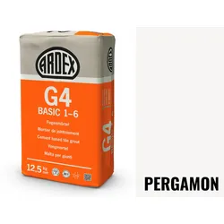 Ardex G4 BASIC 1-6 Fugenmörtel 12,5 kg Papiersack Pergamon