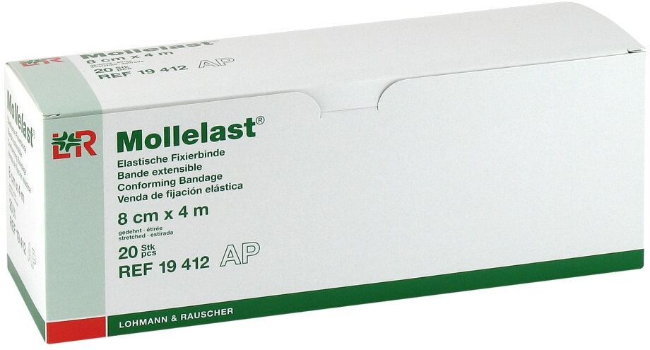 Mollelast 8cmx4m weiss 20stk