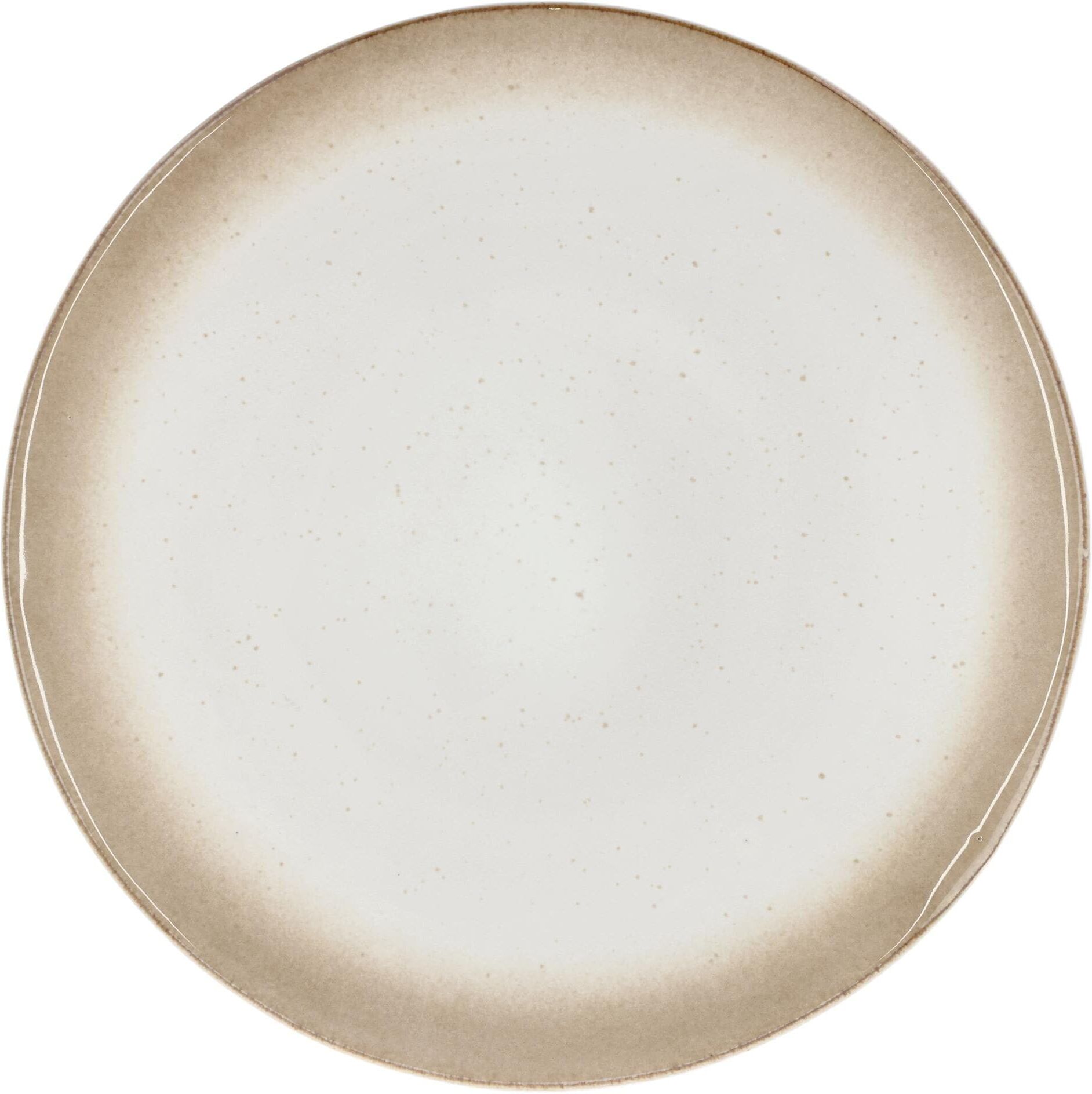 Tortenplatte BITZ, beige (natur), H:5,5cm Ø:30cm, Steingut, Servierplatten, Tortenplatte natur Ø 30cm
